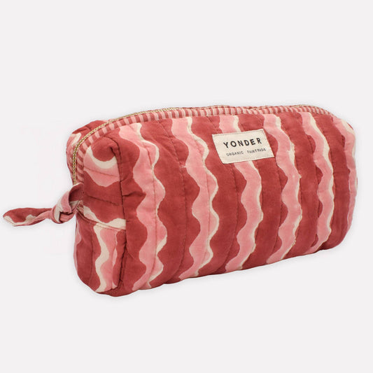 quilted wash bag