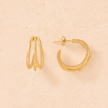 Load image into Gallery viewer, zéphir trio earrings
