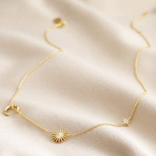 Load image into Gallery viewer, sun and moon necklace
