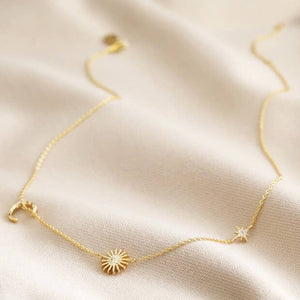 sun and moon necklace