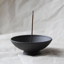Load image into Gallery viewer, mineral purple terracotta incense bowl
