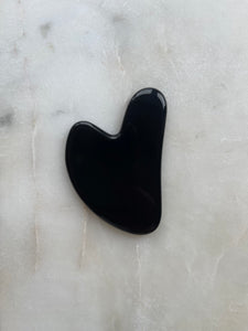 black obsidian gua sha