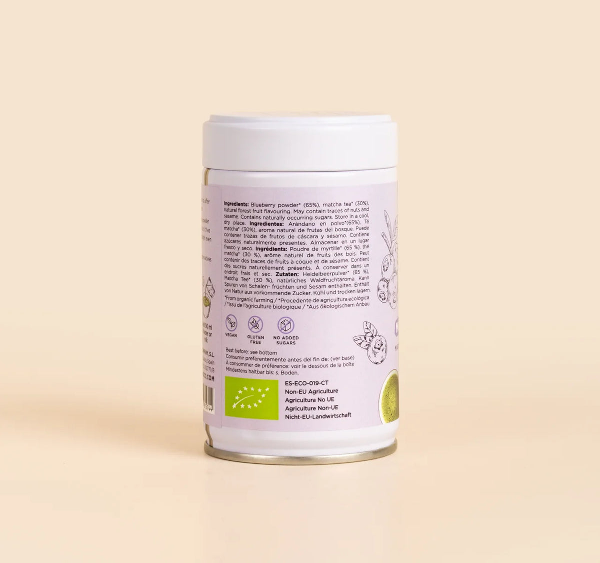 matcha blueberry