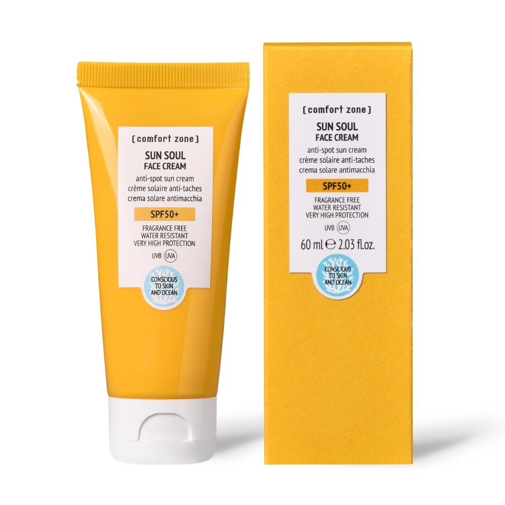 sun soul anti-spot face cream spf 50+