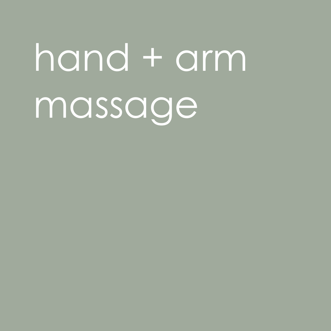 Park Fair | hand + arm massage